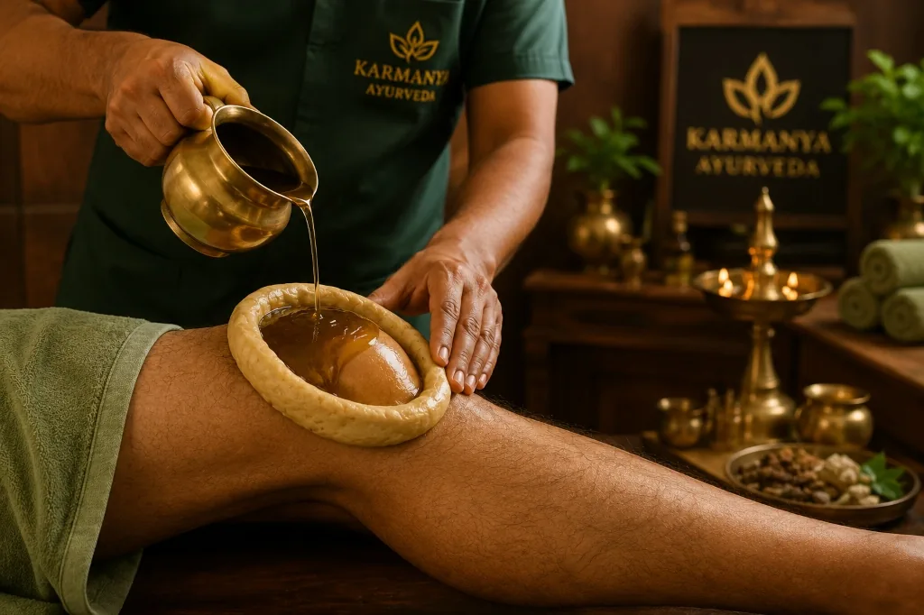 Abhyangam & Uzhichil (Traditional Kerala Body Therapy) at Karmanya Ayurveda
