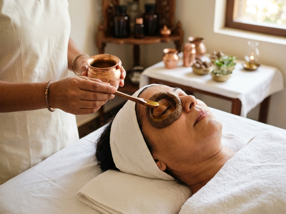 Netra Tarpana (Ayurvedic Eye Rejuvenation) at Karmanya Ayurveda Pimple Saudagar, Pune